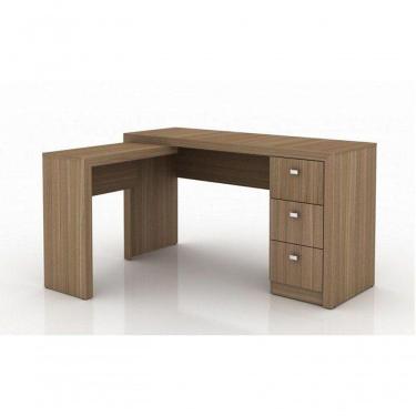 Imagem de Mesa Para Escritório Home Office Me4101 Mdp Amendoa