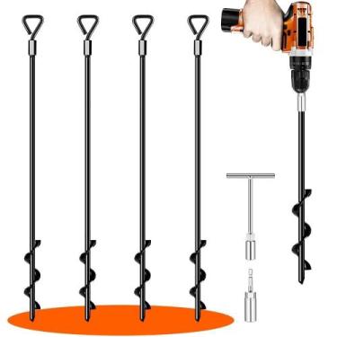 Imagem de Parafuso de âncoras de solo em âncoras de trampolim Heavy Duty - Pamof