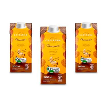 Imagem de Achocolatado Vegano Choconuts A Tal da Castanha Kit 3 Unid