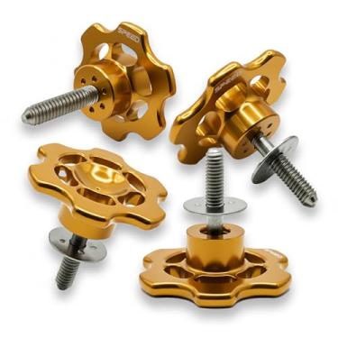 Imagem de Speed By Design Kit de trava de saco de selim sem drama – puxadores de alumínio para motocicletas Harley Touring 2014 e mais recentes