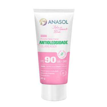 Imagem de Protetor Solar Facial Anasol Antioleosidade e Clareador FPS 90 40g