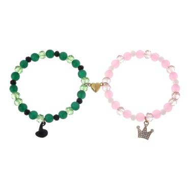 Imagem de Cooluckday Inspiração de filme, coroa chapéu de bruxa, pulseiras combinando para mulheres, melhores amigas, casais, presentes de dia dos namorados, pulseiras combinando amizade, joias, Christmas-C,
