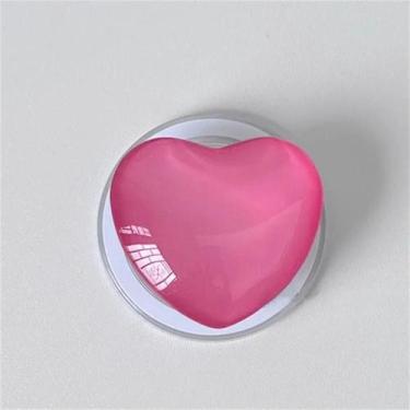 Imagem de Suporte Magnético De Vidro Em Forma De Coração 3D Fofo Coreano Para Ca