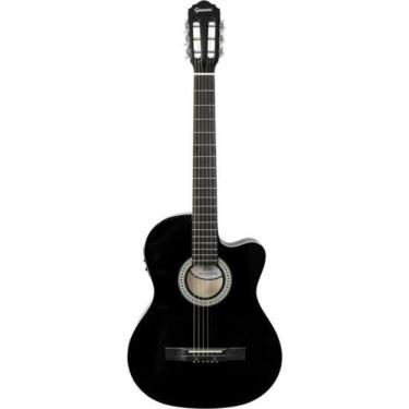 Imagem de Violão Giannini Sf14 Ceq Eletroacústico Aço Preto [f002]