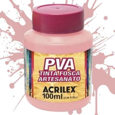 Imagem de Tinta PVA 100ml 813 - Rosa Bebê - ACRILEX, ROSA BEBE - 813