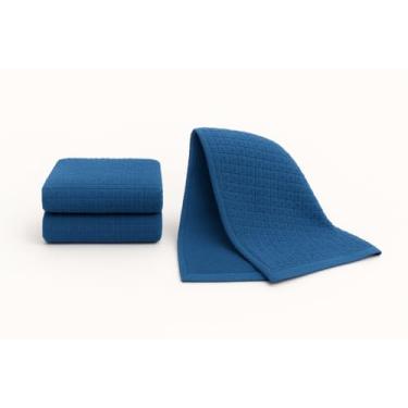 Imagem de Toalha de Banho e Praia Piscina Secagem Rápida Grande Microfibra 140cm x 70cm (1,AZUL)