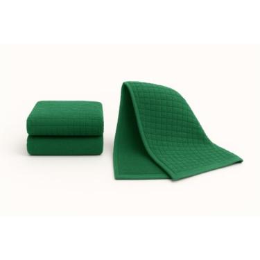 Imagem de Toalha de Banho e Praia Piscina Secagem Rápida Grande Microfibra 140cm x 70cm (1,VERDE)