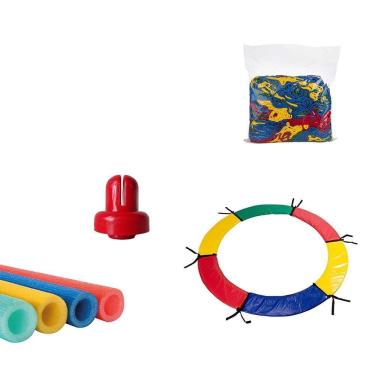 Imagem de Kit de Acessórios Reposição Cama Elástica de 3,05m sem Molas ChicoPlay