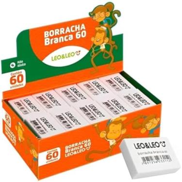 Imagem de Kit material escolar, apaga, corrige, limpa tracos, e rabiscos, resistente, branca, compacto, sortido