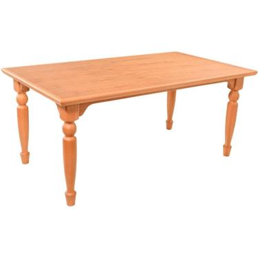 Imagem de Mesa Jantar Atlanta Madeira Maciça Amendoa Tampo Lâminado 180x100 Pes Torneados