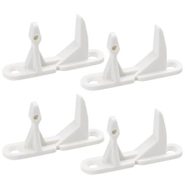Imagem de Pacote com 4 peças de reposição para trava de trava de porta para Frigidaire Affinity 131763310 - trava de carga frontal para Gibson, para Kenmore - Substitui 131763300, AP3580441, PS890617 - Fácil de