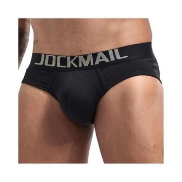 Imagem de Cuecas Sexy De Algodão Para Homens Com Grande Bolso, Roupa Íntima Resp