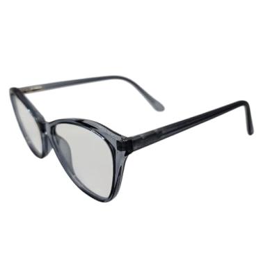 Imagem de Armação Óculos de Grau Feminina Nápoles em Acetato (Cinza)