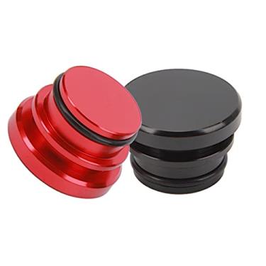 Imagem de Generic Plugue de Poeira para Isqueiro de Cigarro Durável Tampa Vermelha e Preta para Veículos Com Plugues Acessórios de 12V, Evita Entrada de Poeira e água, para a Maioria Dos Carros, Material de