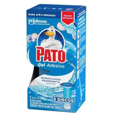 Imagem de Detergente Sanitário Gel Adesivo Marine Pato 38g