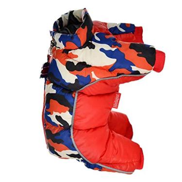Imagem de Jaqueta Quente de Inverno para Cachorro Estimação Casaco Mais Espesso Filhote Cachorros Pequenos e Médios Roupas Pets