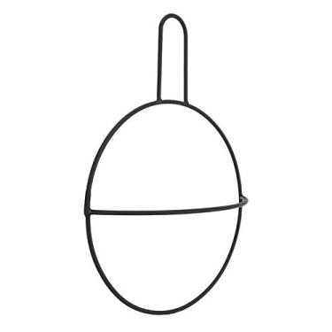 Imagem de Hyuduo Moderno de Toalha de Banheiro de Ferro Moderno Prateleira Pendurada Com Organizador de Anel de Suporte à Prova D'água e à Prova de Ferrugem Fácil de Instalar e Economizar Espaço (BLACK)