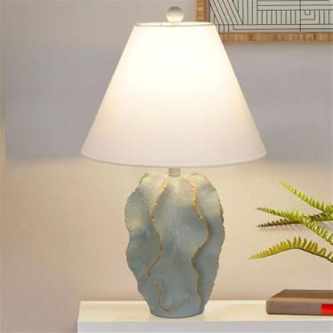 Imagem de Luxo Contemporâneo Lâmpada de Mesa LED Criatividade Americana Sala de Estar Quarto Estudo Villa Hotel Cama Mesa Luz (Estilo 203S A)