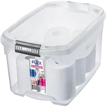 Imagem de Caixa Organizadora Multiuso Transparente de 20 Litros