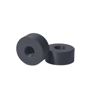 Imagem de Uiuilz Pés de substituição pretos para poltrona reclinável e pufe Ekornes – Conjunto durável de proteção de chão – Fibra de carbono não texturizada