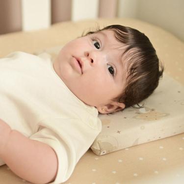 Imagem de Travesseiro Antissufocante para Bebê 29 cm x 19 cm x 03 cm Bublim