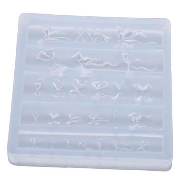 Imagem de ZJchao Molde de Silicone 3d para Unhas, Reutilizável, Transparente, Flexível, Arte de Unha, Escultura, Modelo para Resina, Artesanato, Faça você Mesmo, Jóias, Decorações de (Tipo B)