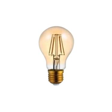 Imagem de Lâmpada de LED Vintage Bulbo 4W Amarela E27 110-240VCA - JNG