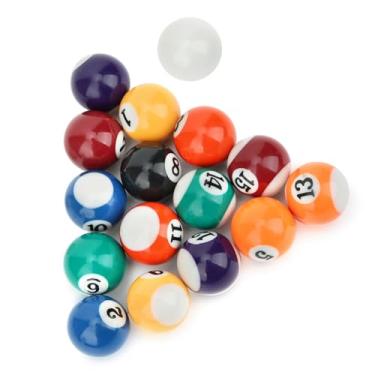 Imagem de Luqeeg Conjunto de Acessórios de Mesa de Bilhar para Crianças, Mini Bola de Bilhar de Resina para Salas de Jogos e Bares, Bola de Ecológica de 32 Mm para Jogos de Recreação Esportiva