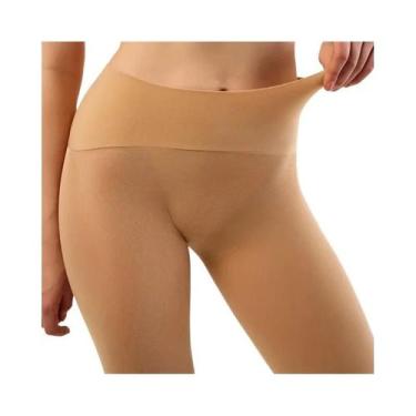 Imagem de Meia-calça Feminina De Cintura Alta, Sem Costura, Ajuste Slim, 100D El