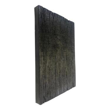 Imagem de Caminho Para Jardim De Plástico Preto Tronco Pisante Kit 8 - Wlplast