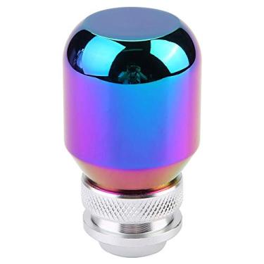 Imagem de Snsowed Alavanca de Mudança de Marcha Universal, Alavanca Mudança Botão Manual para Carro, Material Metálico, Alta Sensibilidade, Fácil Instalação Com 3 Adaptadores, Novo, Vermelho (Cor)