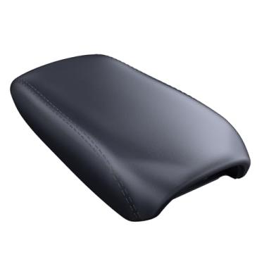 Imagem de WEIPIN Para Honda HR-V 2 em 1 2023 ~ 2026 Capa de apoio de braço e bandeja de privacidade oculta para console central de silicone - [Design OEM e borracha de silicone líquido] - Preto fino