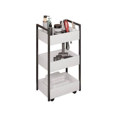 Imagem de Carrinho Multiuso Fruteira Laís - Ssx Multicoisas Branco