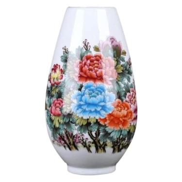 Imagem de Vaso de cerâmica feito à mão, clássico, criativo para decoração de flores secas, arte, casa, casa, sala de estar, quarto, decoração de cerâmica