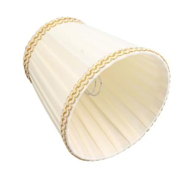 Imagem de KUIDAMOS Abajur de Tecido Pequeno Luz Suave para Luminárias Rústicas de Mesa, para Quartos, Salões, Hotéis, etc., Diâmetro Superior 3,5 pol.