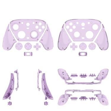 Imagem de Capa protetora de silicone para GameSir G7 Pro, controle de jogos de PC, painel de substituição transparente (roxo transparente)