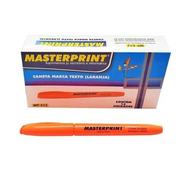 Imagem de Marca Texto Laranja com 12 unidades - Masterprint