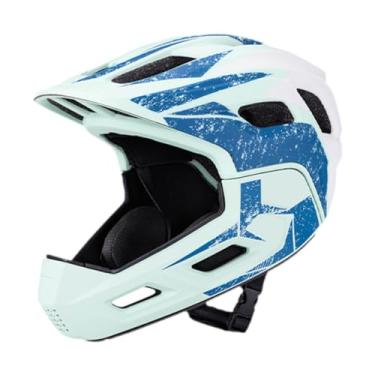 Imagem de UGPLM Capacete infantil para ciclismo de estrada, capacete esportivo, infantil para ciclismo ao ar livre, para meninos e meninas, para skate e patins, Azul Verde