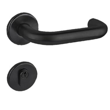 Imagem de Fechadura 517 St2 55mm Inox Preto Lafonte - LaFonte Assa Abloy