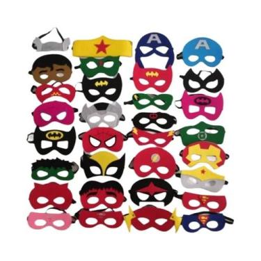 Imagem de Máscara De Super-Herói Cosplay Halloween Acessórios Para Crianças E Ad