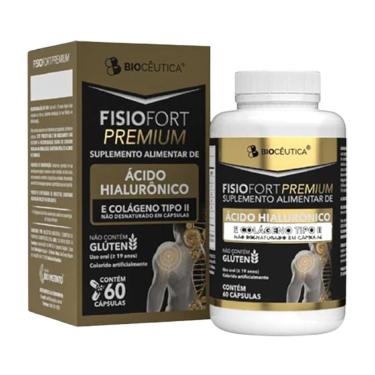 Imagem de FisioFort Premium - Colageno tipo 2 + Acido Hialuronico + Zinco + Vitamina E - 60 Capsulas-Unissex