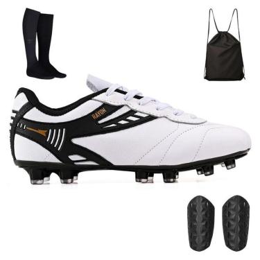 Imagem de Kit Chuteira Masculina Trava + Mochila + Meião + Caneleira-Masculino