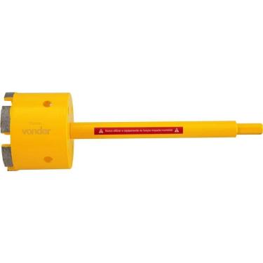 Imagem de Serra Copo Diamantada 70mm Com Haste Para Alvenaria Vonder