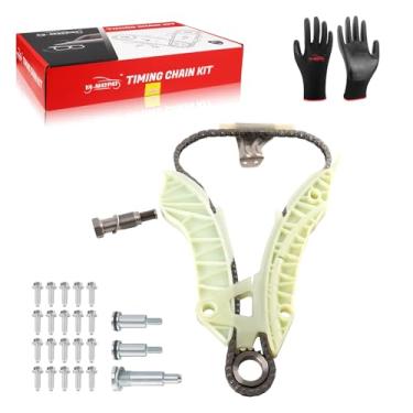 Imagem de YA-MAYPAY Kit de corrente de distribuição do motor com tensor compatível com Mini Cooper 2007-2015, Cooper Countryman 2011-2016, Cooper Paceman 2013-2016, R56 R57 R60 R61 1.6L Substituto # 11311439853