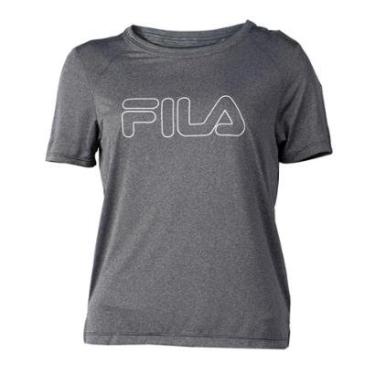 Imagem de Blusa Feminina Fila Basic Train IV Flow Cinza-Feminino