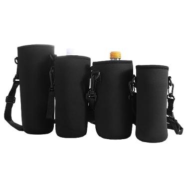 Imagem de Bolsa térmica de garrafa de quatro tamanhos para copo de água portátil de neoprene bolsa de chaleira capa de garrafa de água copo de água (L)