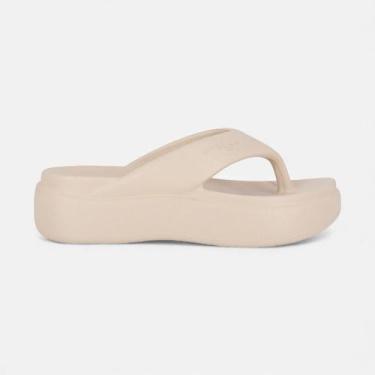 Imagem de Tamanco Piccadilly Flatform Marshmallow Bege, Brule, 38