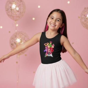 Imagem de Body Collant dos Rosa Tropa Emily Vick Grupo Desenho Cor:PretoTamanho: