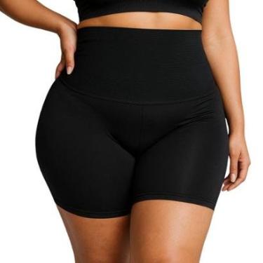 Imagem de Short Modelador Plus Size Anágua Cós Alto Andreia-Feminino