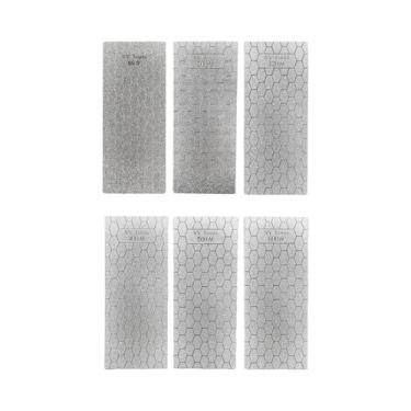 Imagem de Conjunto De Pedras De Afiar Facas De Cozinha Com Padrão De Colmeia De 